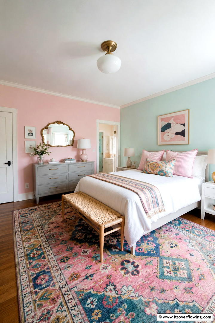 Soft Pastel Walls Revival - 30 Shabby Chic Bedroom Ideas for Vintage-Inspired Spaces