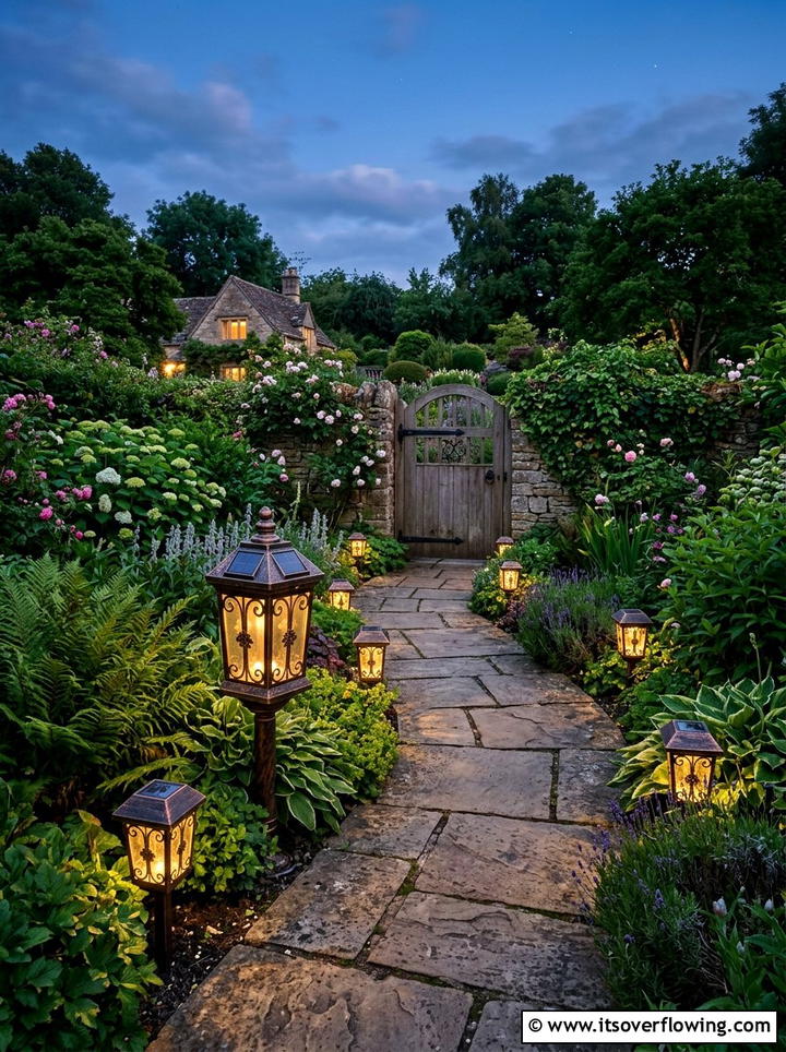 Solar Garden Lanterns - 25 garden decor ideas for renters