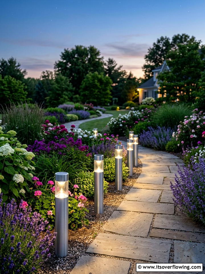 Solar Garden Lighting - 25 backyard ideas for spring makeovers