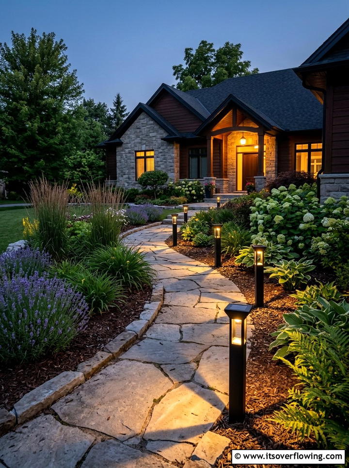 Solar Lighting For Front Garden - 25 garden ideas for curb appeal
