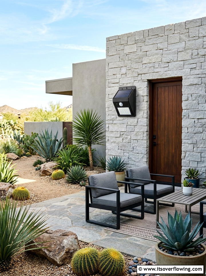 Solar Motion Sensor Wall Light - 25 front porch ideas with motion lights