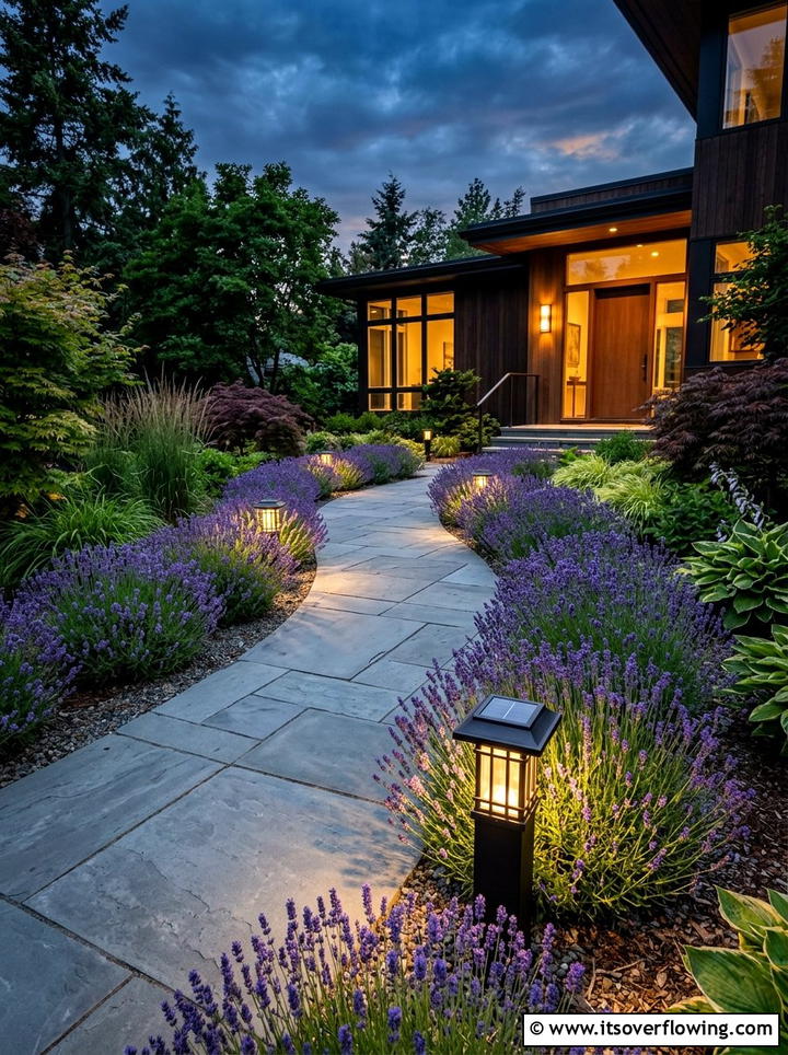 Solar Path Lights - 25 cheap garden ideas with solar lights