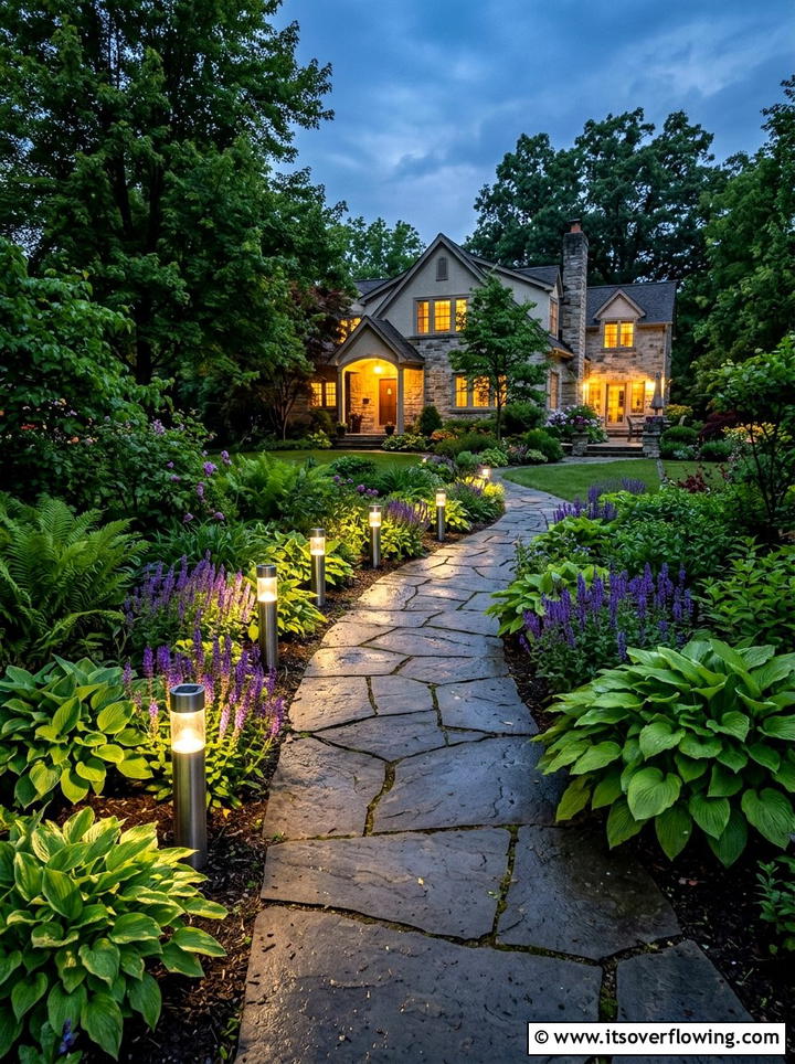 Solar Pathway Light - 25 cheap garden ideas for small spaces