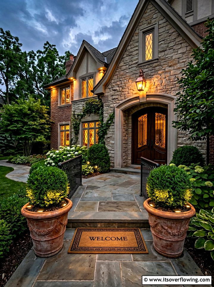 Solar Planter Lights - 25 cheap garden ideas with solar lights