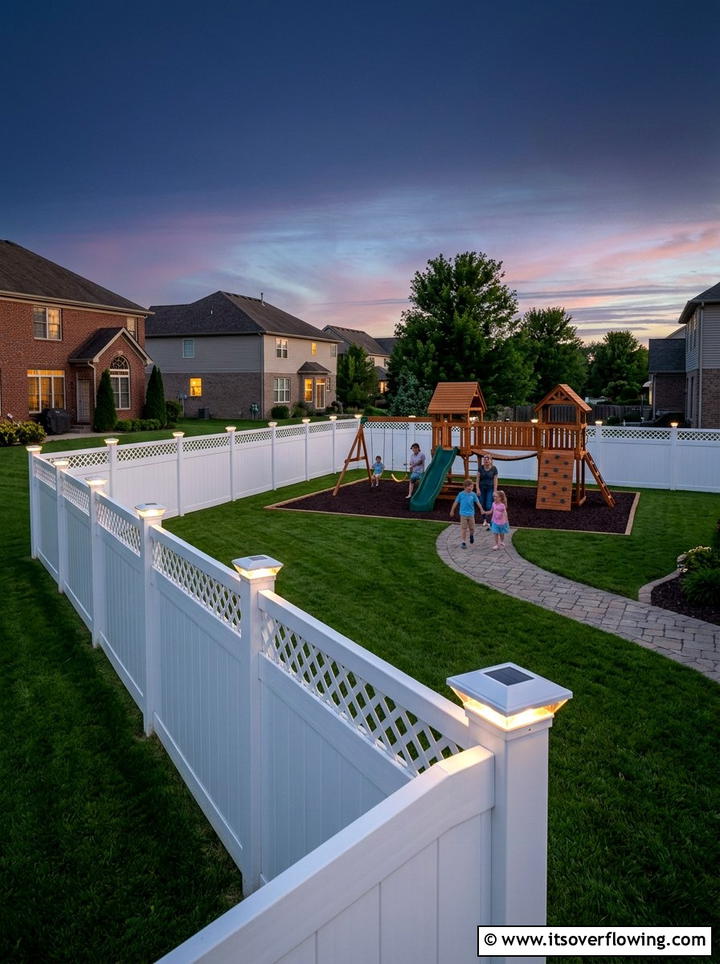 Solar Post Cap Lights - 25 cheap garden ideas with solar lights