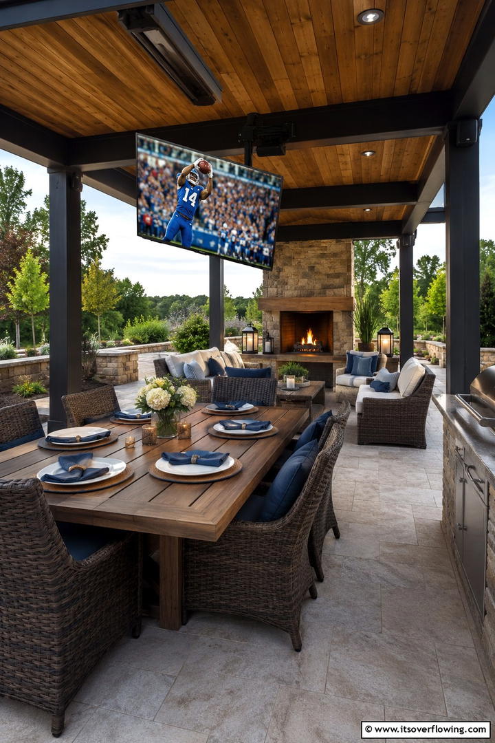 Solar Powered Entertainment - 30 Outdoor TV Ideas for Entertainment Under the Sky