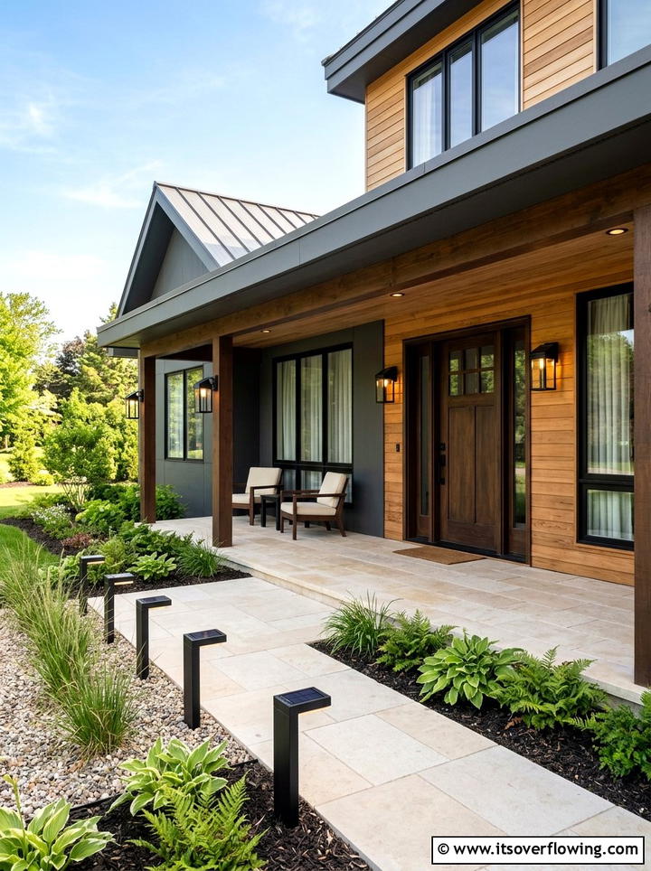 Solar Powered Porch Lights - 25 front porch ideas for south facing porch