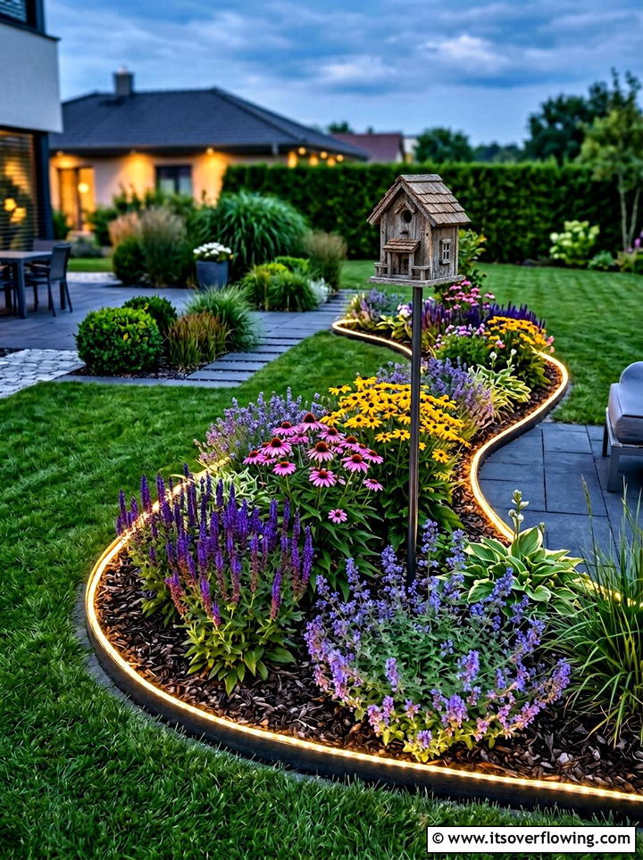 Solar Rope Lighting - 25 cheap garden ideas with solar lights
