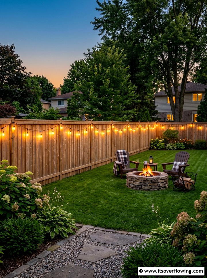Solar String Lights For Fence - 25 cheap garden ideas with solar lights