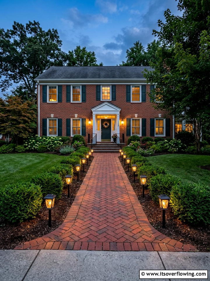 Solar front walkway lighting - 25 backyard decorating ideas with solar stake lights