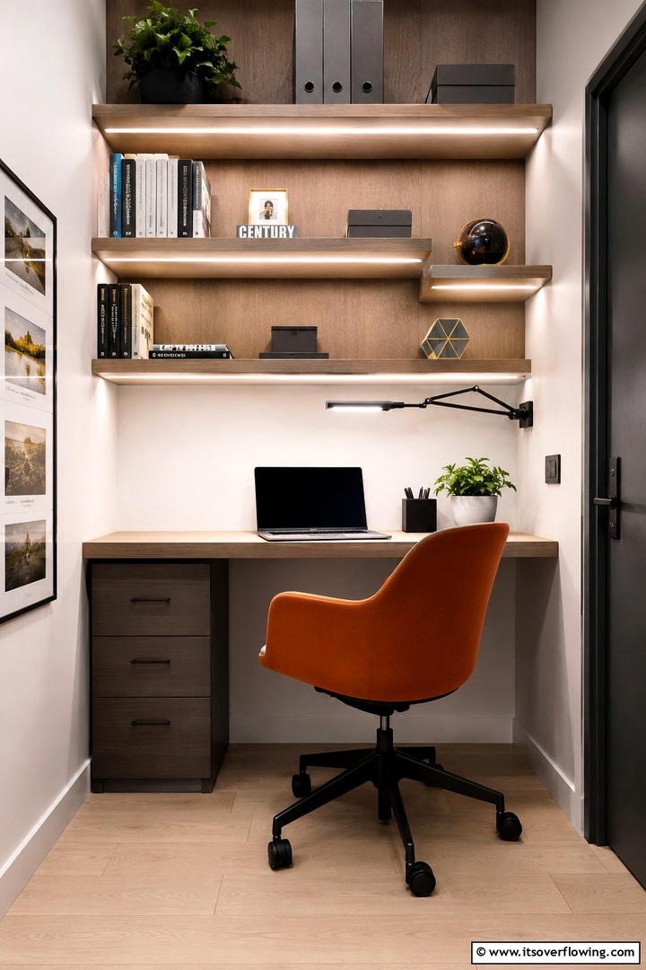 Space Saving Lighting Fixtures - 30 Small Craft Room Ideas for Organized Creative Spaces