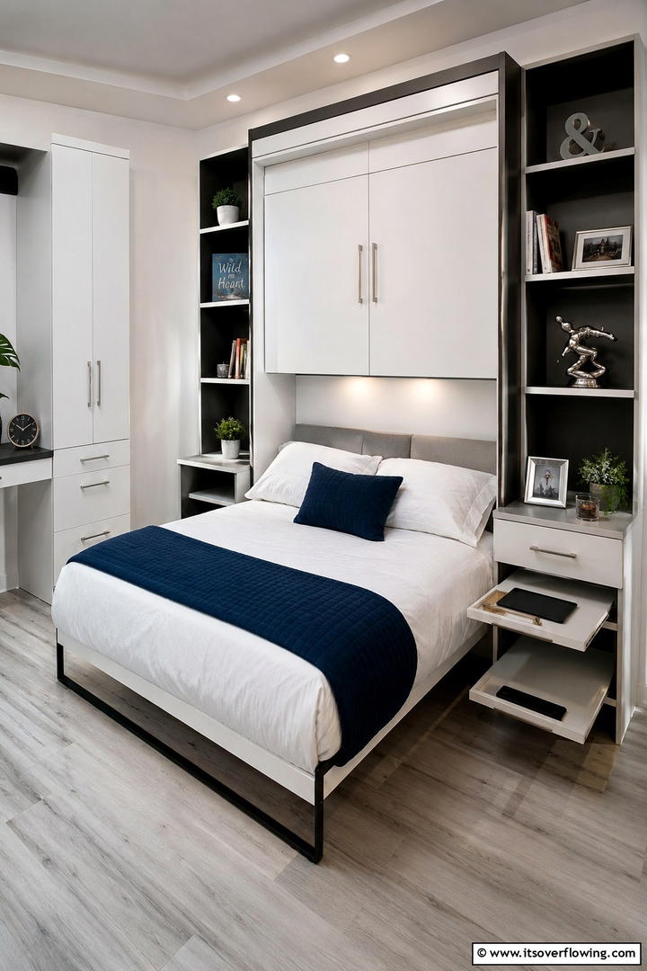 Space Saving Marvel - 30 Innovative Nightstand Ideas for Bedroom Functionality