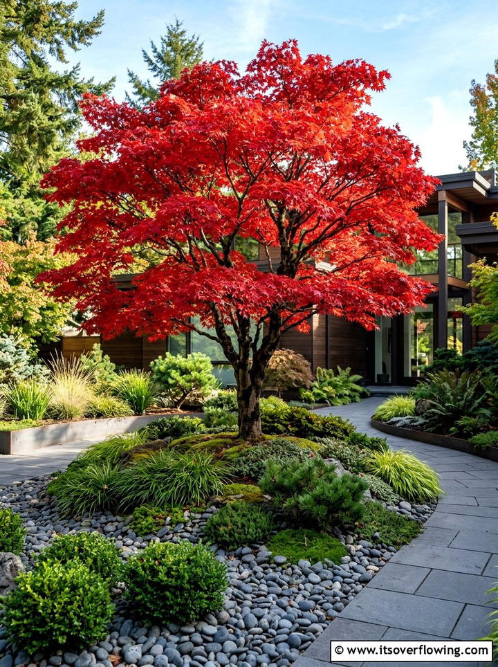 Specimen Tree - 25 garden design ideas with height variation