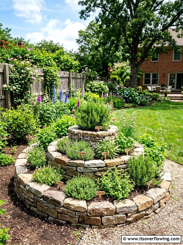 Spiral Garden - 25 garden design ideas with height variation