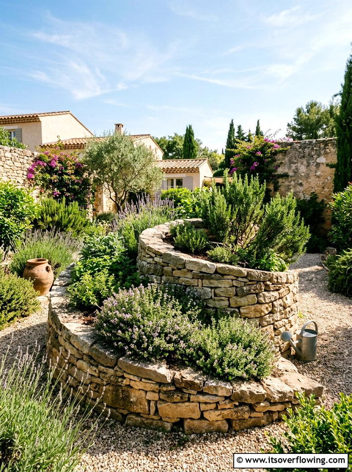Spiral herb garden - 25 garden design ideas with curves