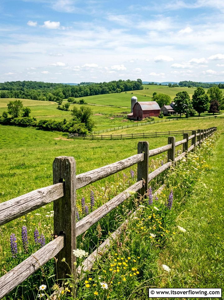 Split rail fence - 25 backyard ideas with fence
