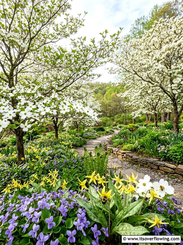 Spring Bloom Landscape - 25 garden ideas with native plants