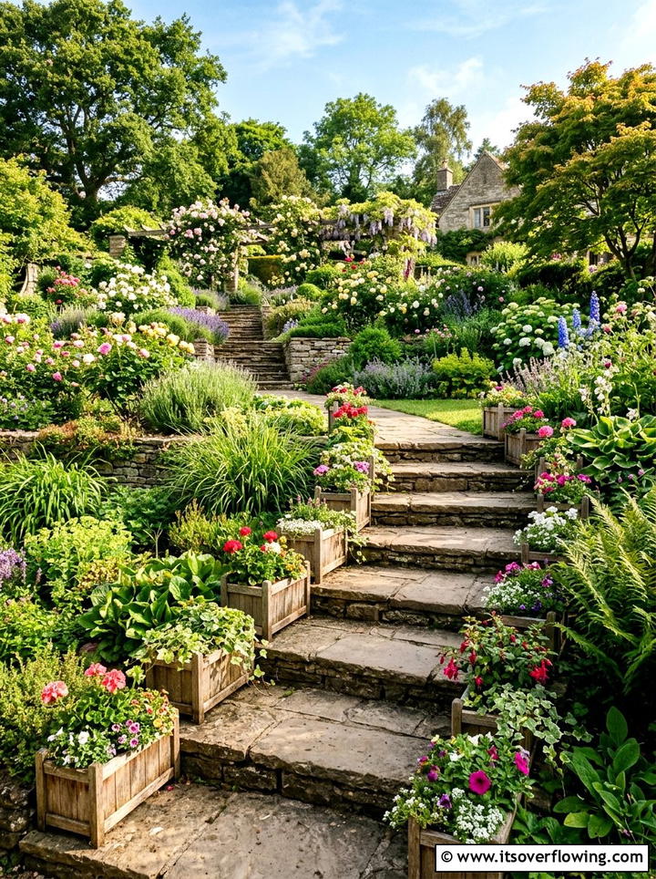 Staircase Planter Box Design - 25 garden ideas with planter boxes