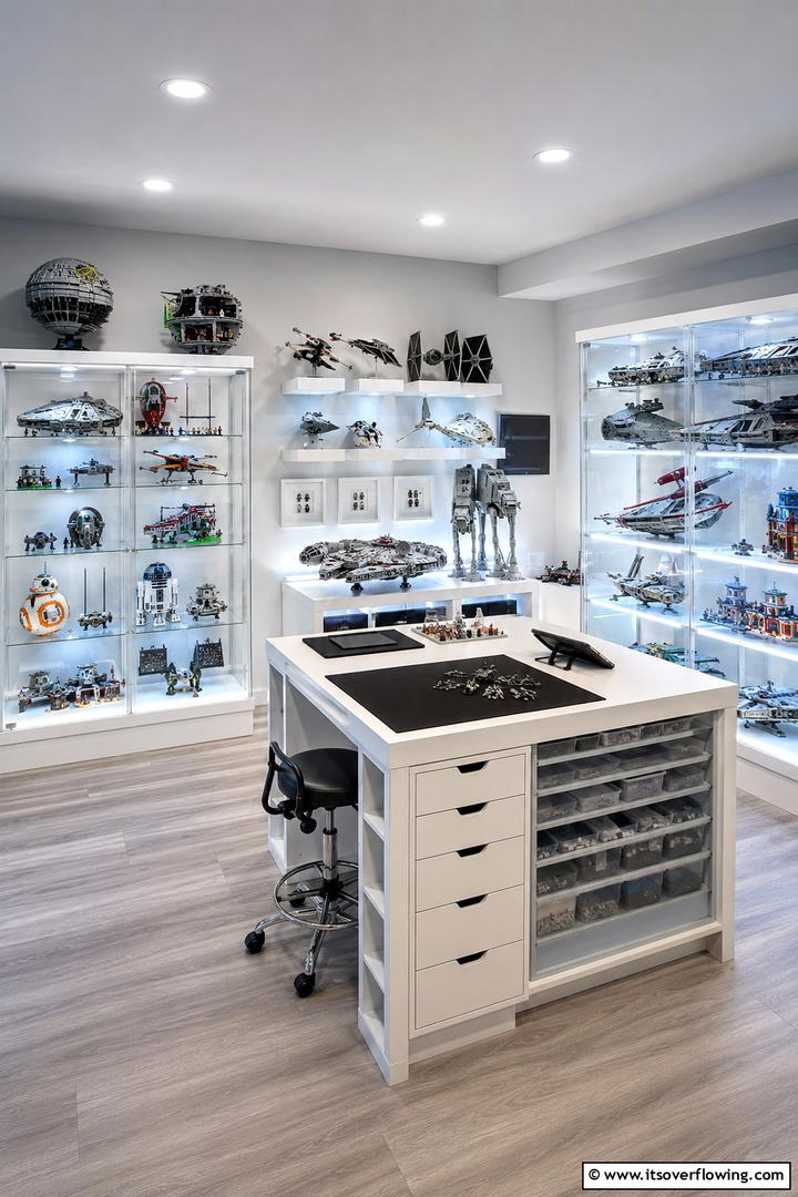 Star Wars LEGO Displays - 25 Star Wars Room Ideas for Every Fan’s Dream Space