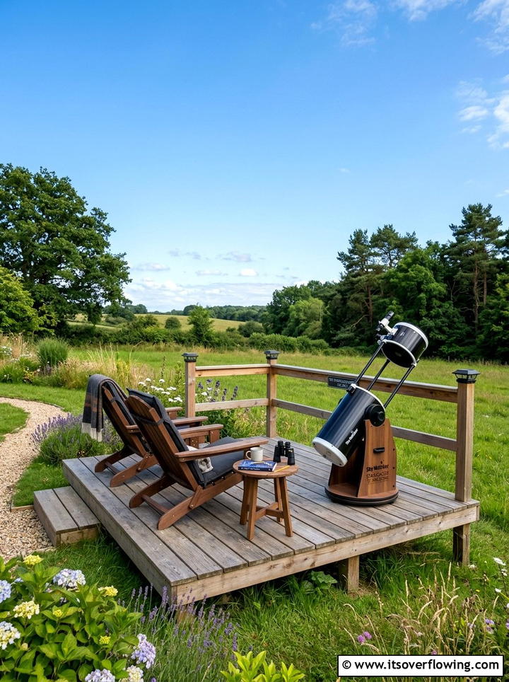 Stargazing deck - 25 creative garden ideas with kids garden zone
