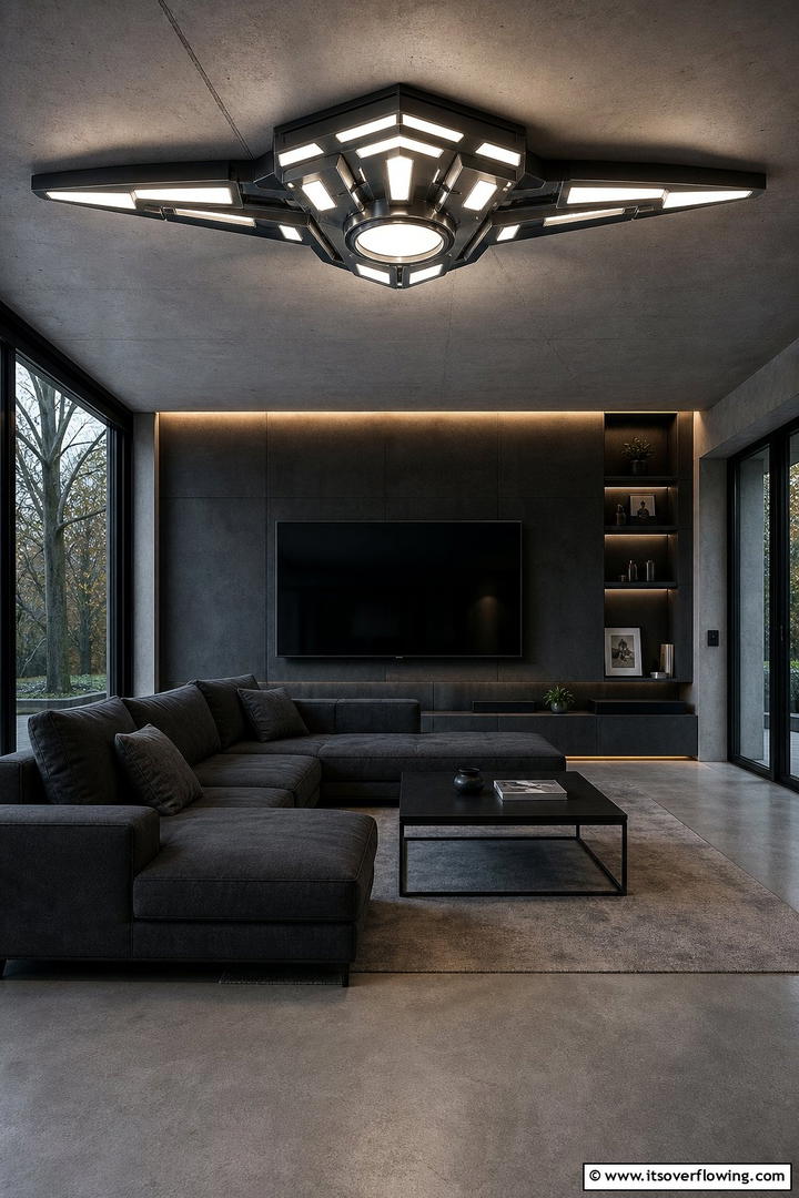 Starship Ceiling Lights - 25 Star Wars Room Ideas for Every Fan’s Dream Space