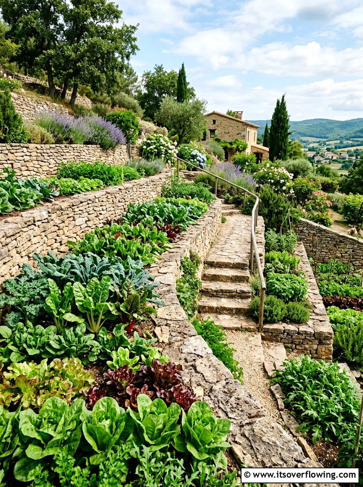 Stepped Vegetable Garden - 25 small garden ideas with vegetables