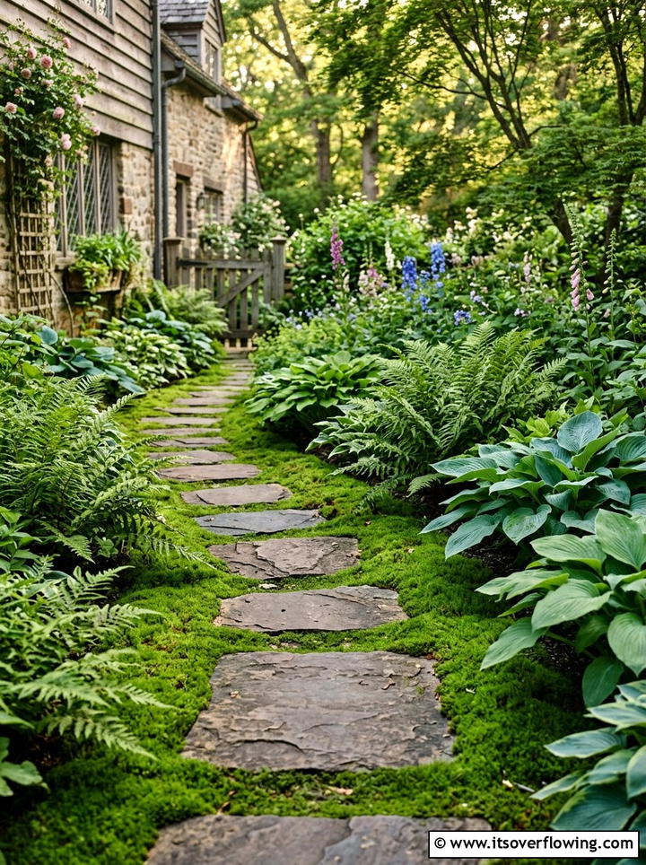 Stepping Stone Path - 25 garden design ideas for side yard strips