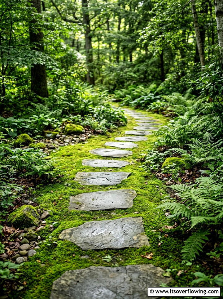 Stepping Stone Path - 25 garden ideas for japanese style