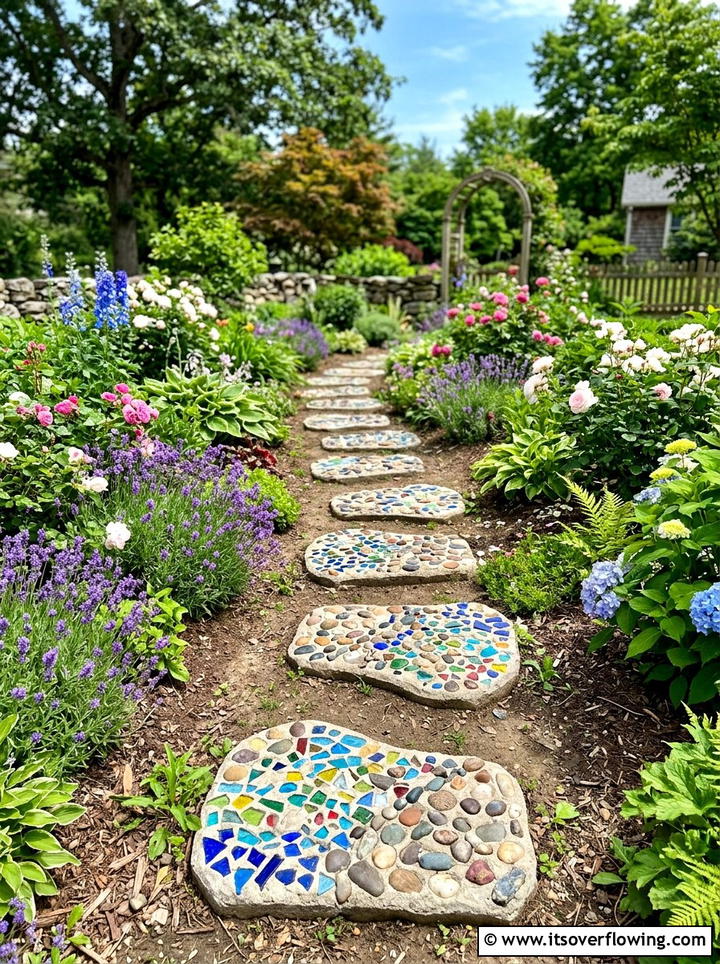 Stepping Stones DIY - 25 garden decor ideas diy