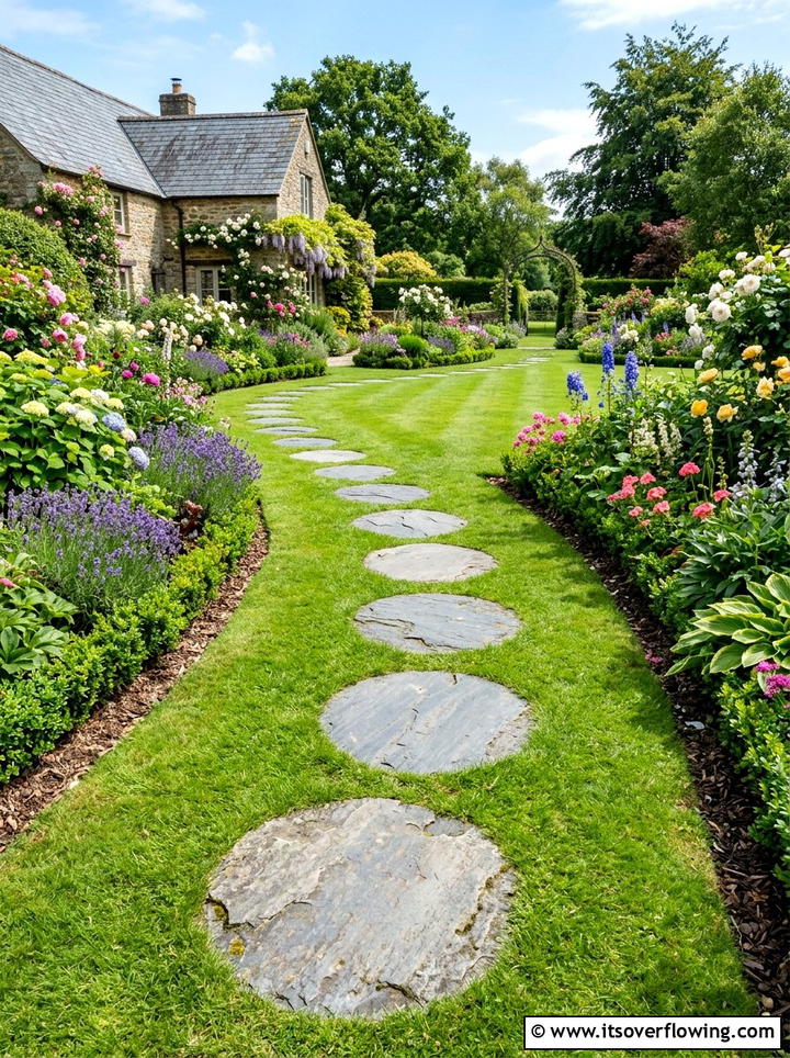 Stepping Stones - 25 backyard ideas on a budget