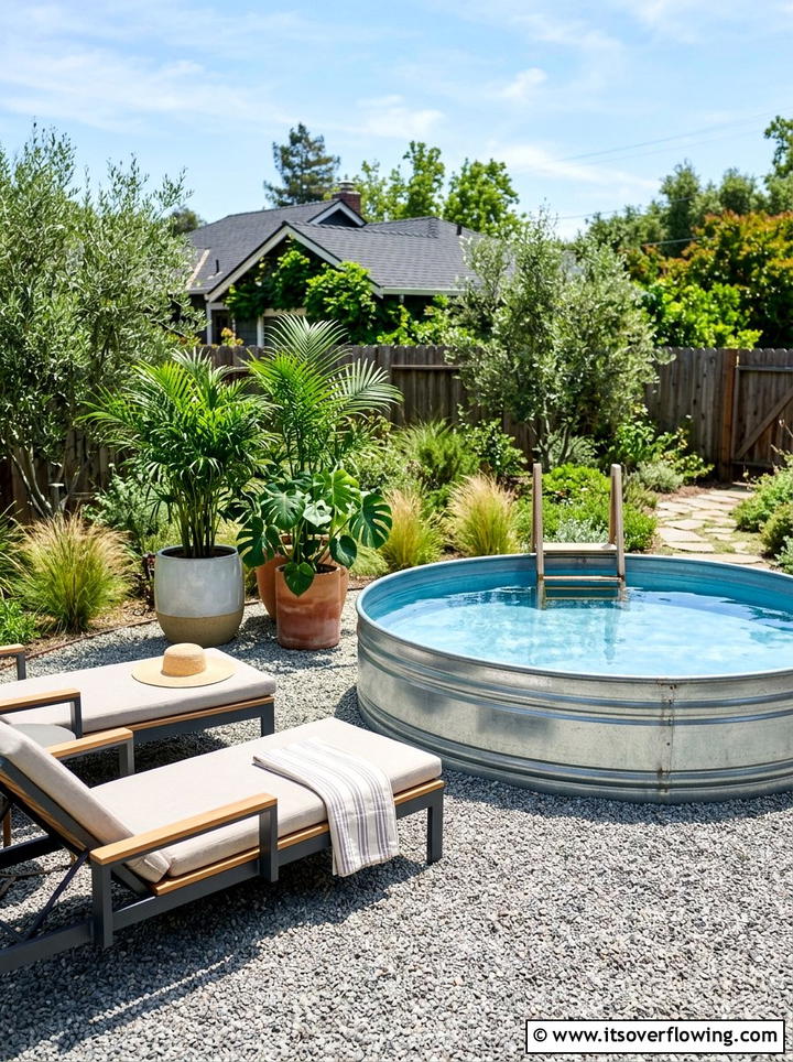 Stock Tank Pool - 25 creative garden ideas diy