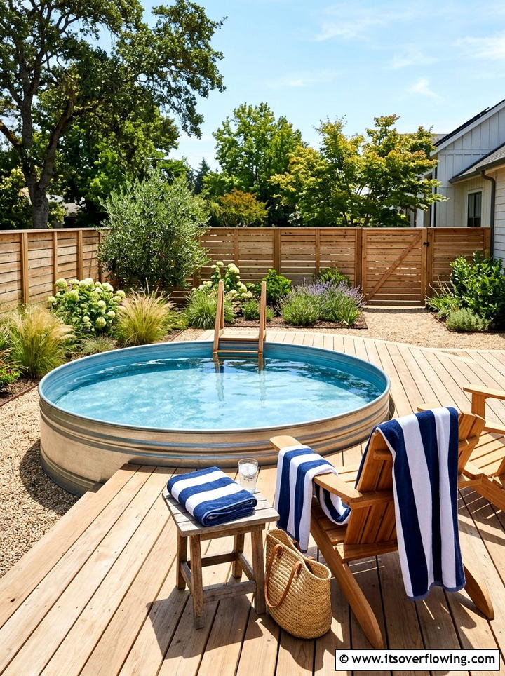 Stock Tank Pool - 25 backyard ideas for weekend projects