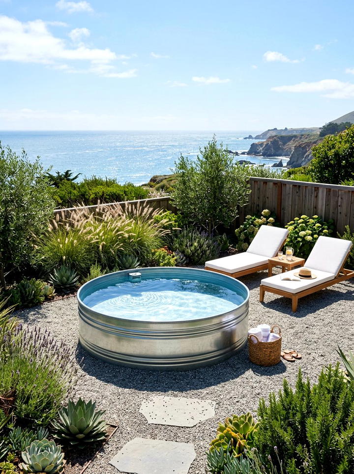 Stock Tank Pool - 25 backyard decorating ideas diy