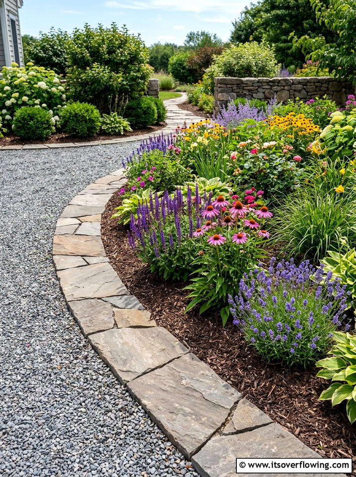 Stone Edge Border - 25 garden ideas diy