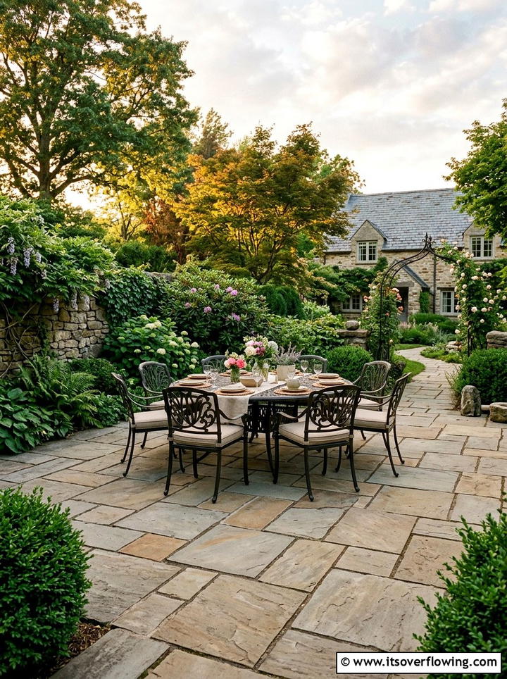 Stone Paver Patio - 25 garden ideas for outdoor entertaining
