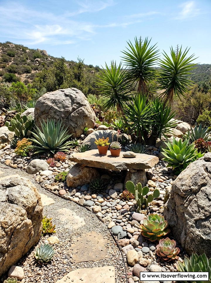 Stone Rock Garden - 25 creative garden ideas with tea gardens