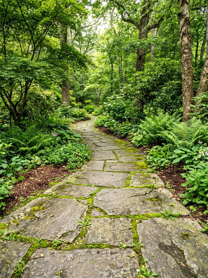 Stone Walkway Path - 25 backyard decorating ideas diy