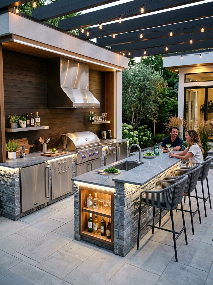 Stone Walkway Path - 25 backyard decorating ideas