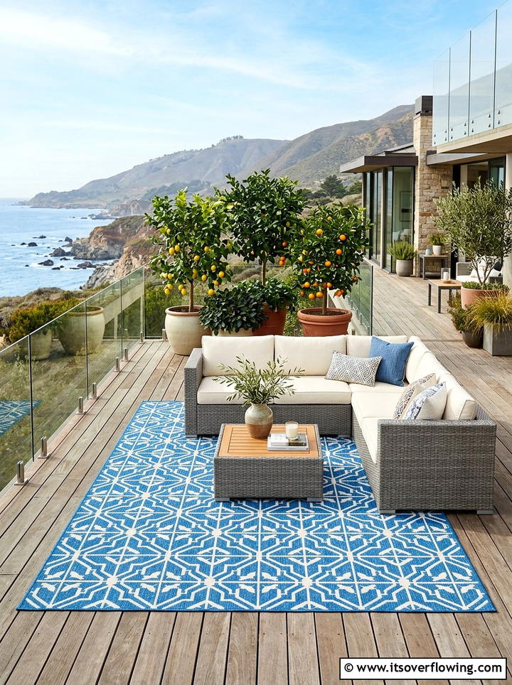 Stone fire pit circle - 25 backyard decorating ideas with cozy lounge setup