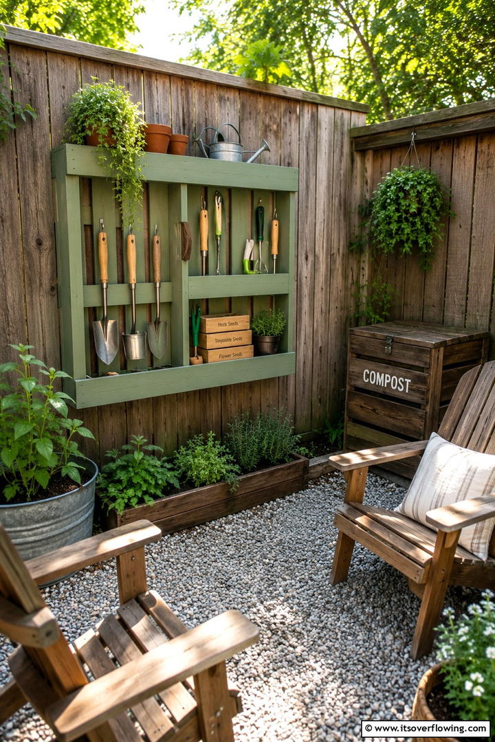 Storage with Recycled Pallets - 30 Practical Outdoor Storage Ideas for a Tidy Yard