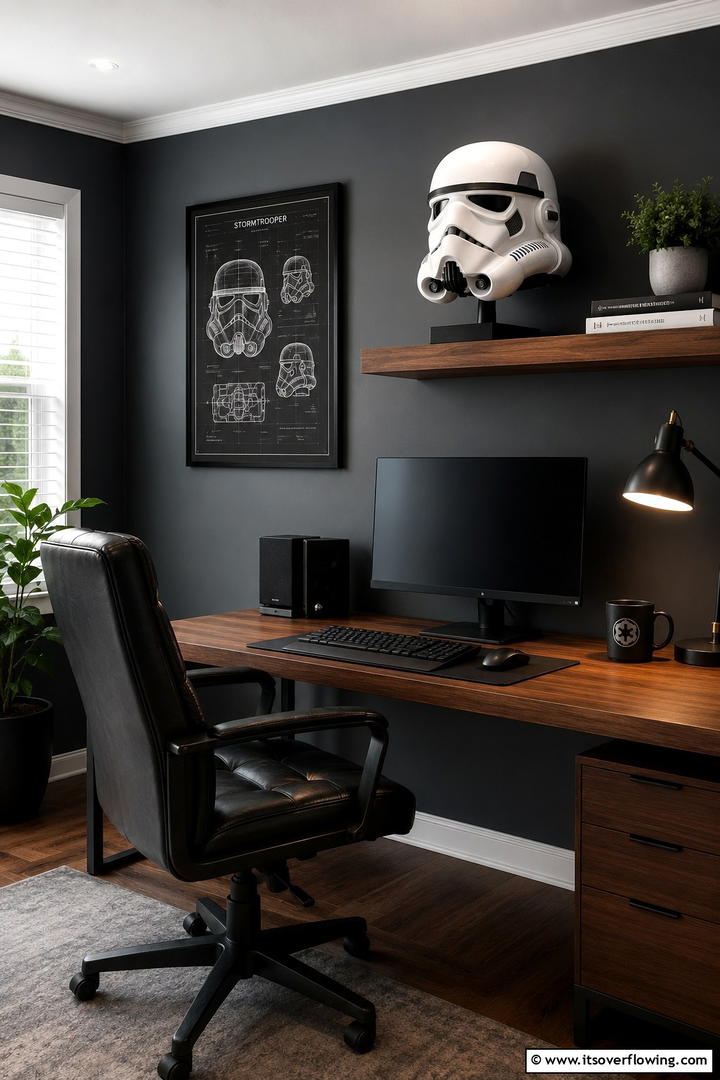 Stormtrooper Helmet Decor - 25 Star Wars Room Ideas for Every Fan’s Dream Space