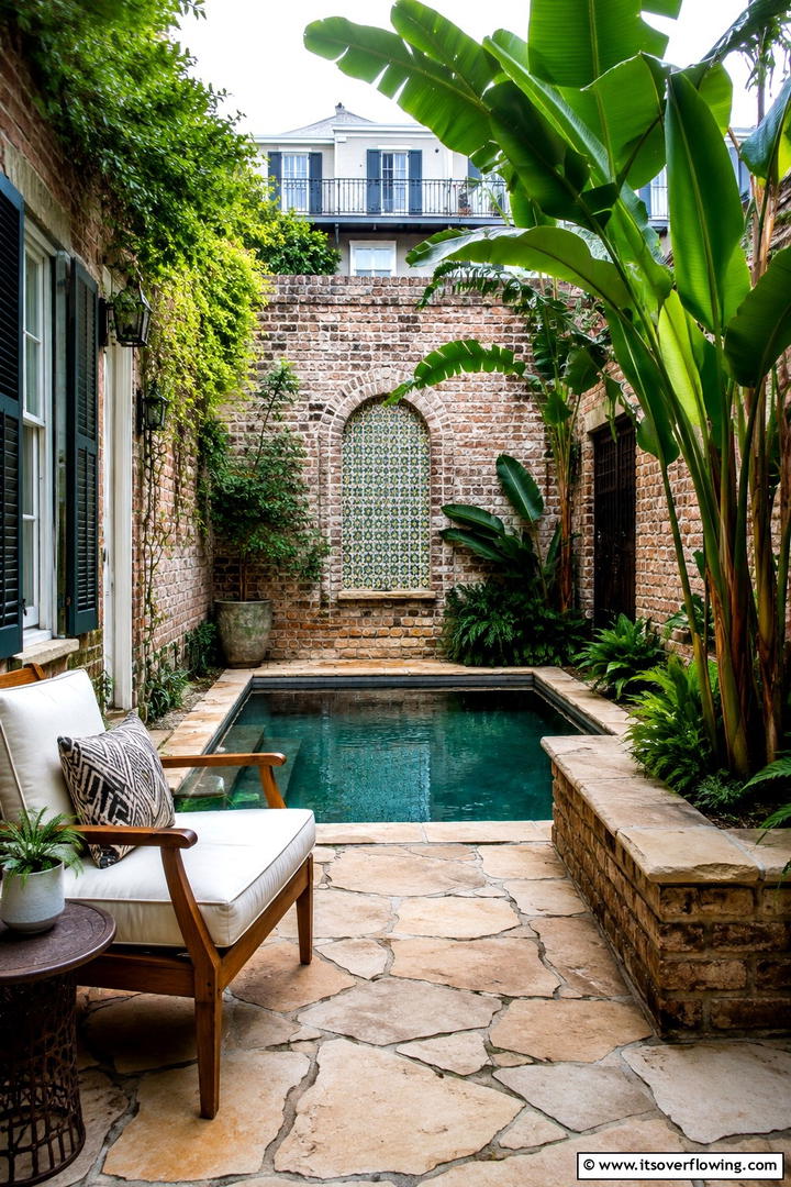 Streamlined Concrete Pool - 30 Small Pool Ideas for Compact Outdoor Living Spaces