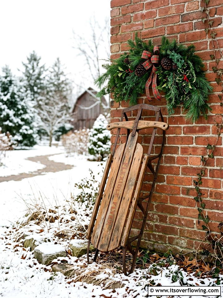 String Lights Entry - 25 front porch decor ideas with holiday entry styling