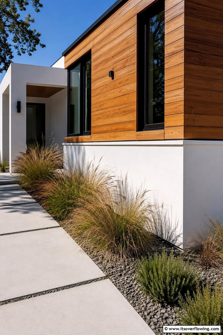 Stucco Wainscoting - 25 Exterior Wainscoting Ideas to Enhance Your Home’s Curb Appeal