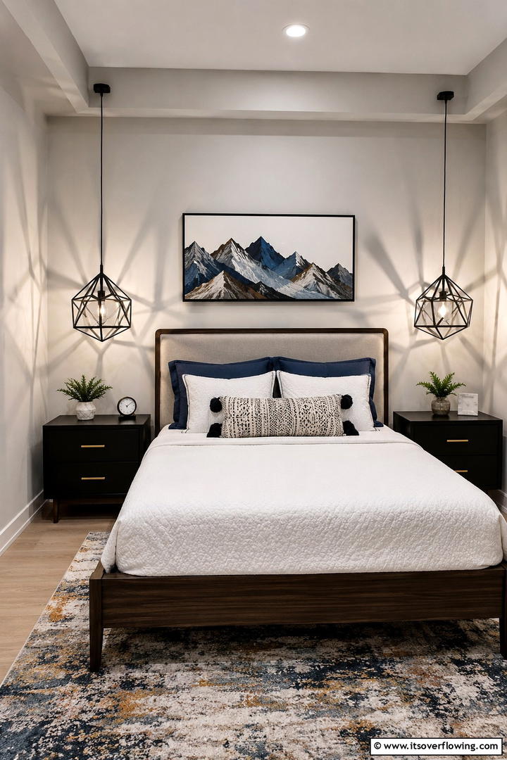 Stylish Accent Lighting - 30 Small Guest Room Ideas for Cozy, Welcoming Spaces