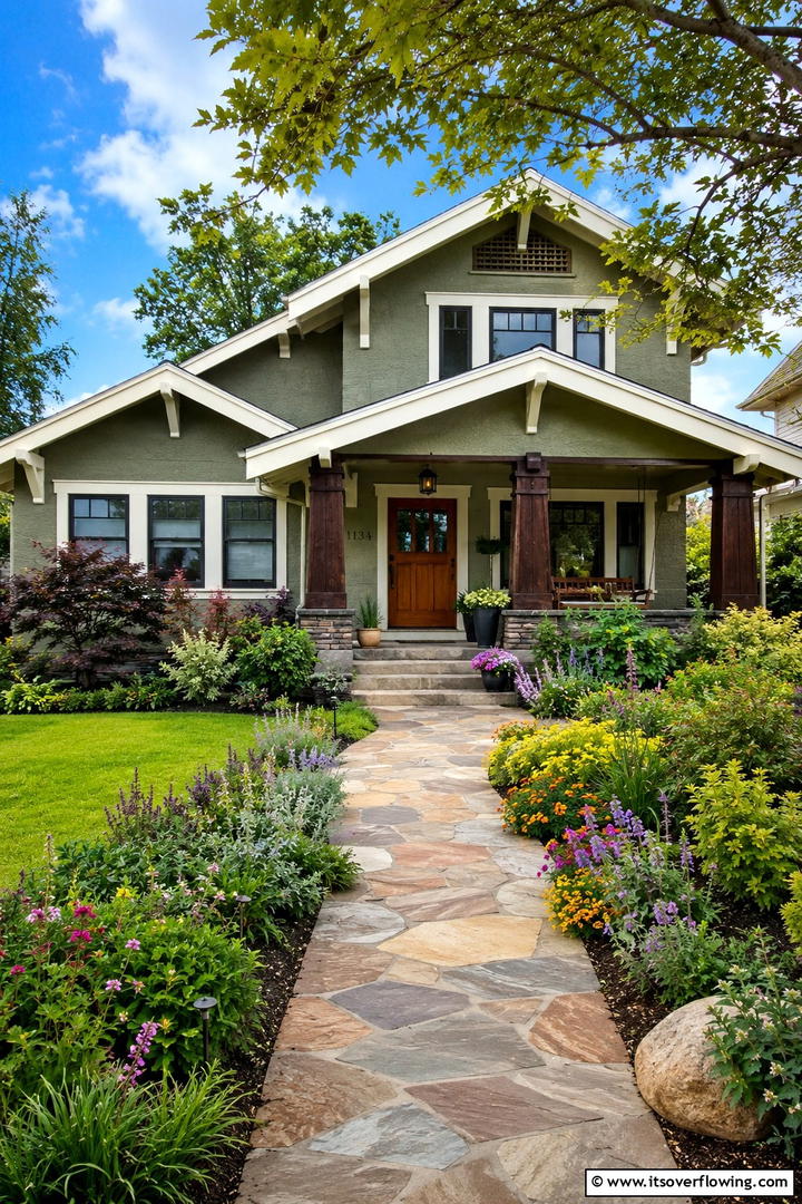 Subtle Sage Wisdom - 30 Stucco Color Ideas for Modern and Timeless Home Exteriors