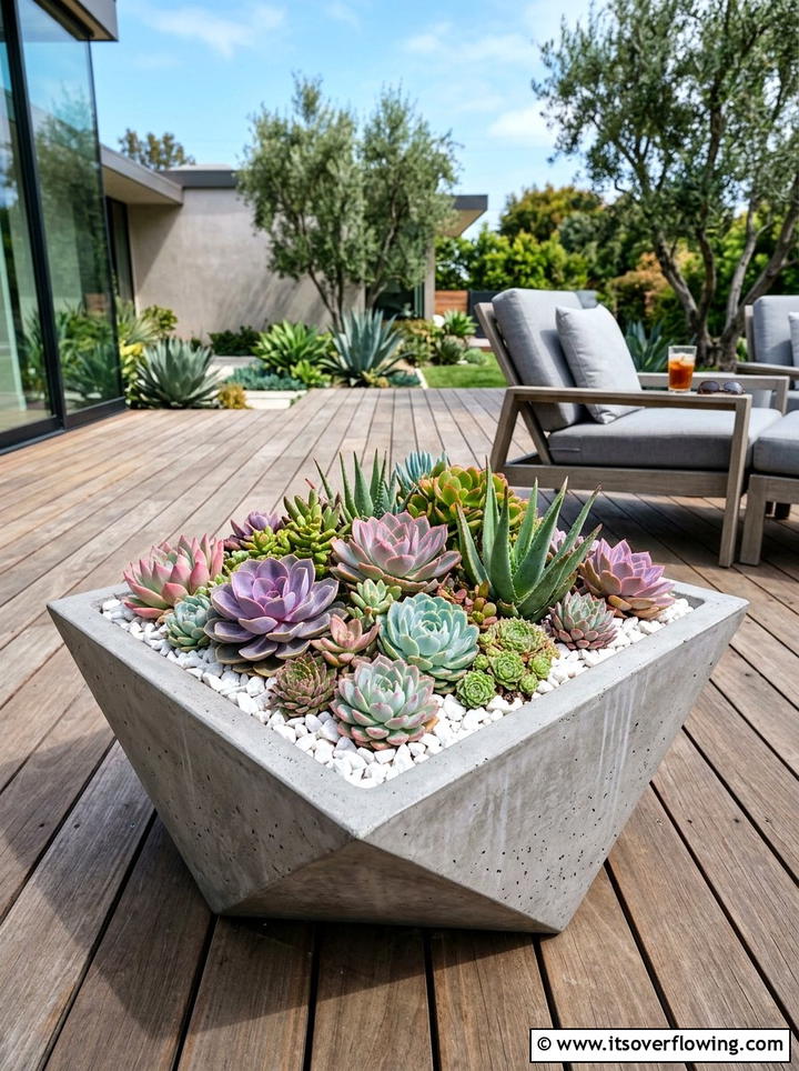 Succulent Garden - 25 garden ideas for modern homes