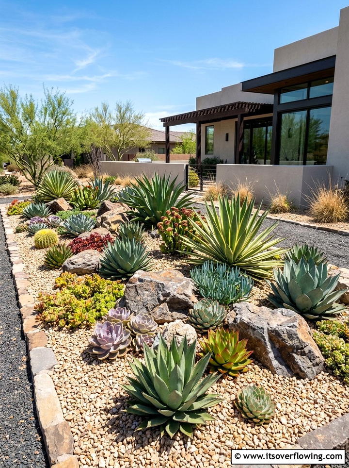Succulent Garden - 25 garden ideas for summer