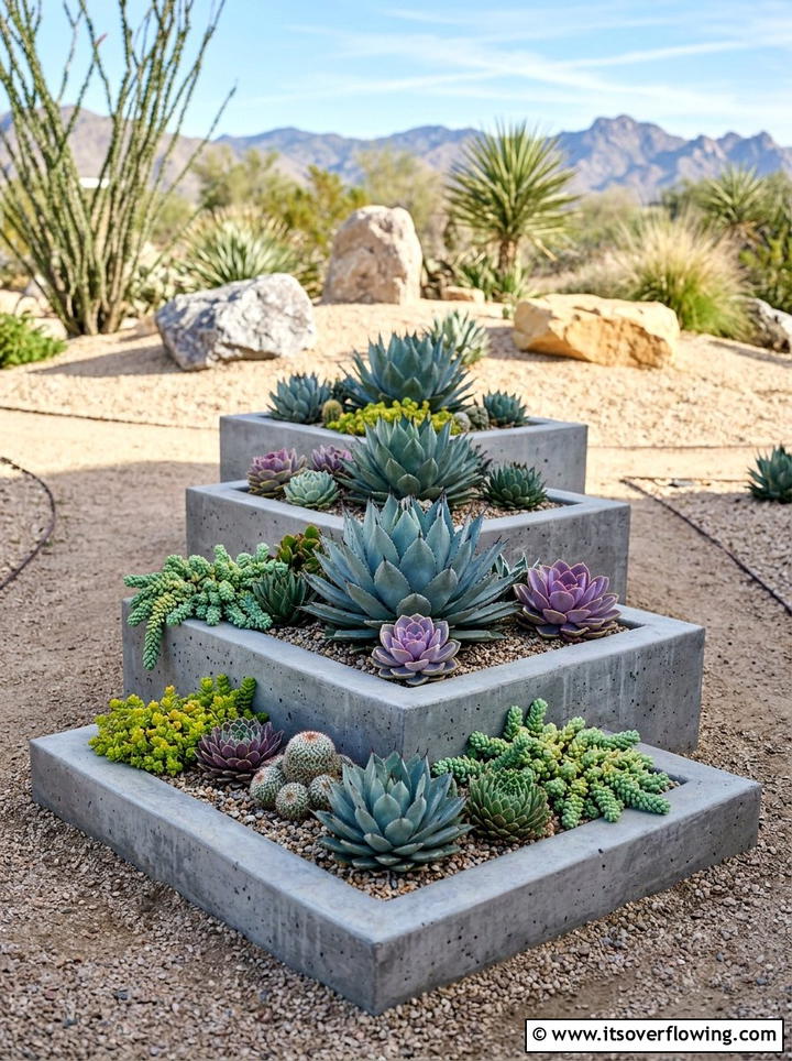 Succulent Garden - 25 creative garden ideas