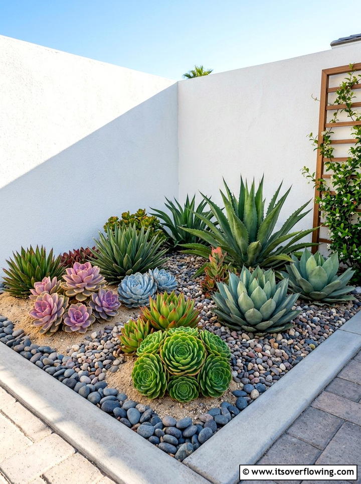 Succulent Garden - 25 garden design ideas for beginners